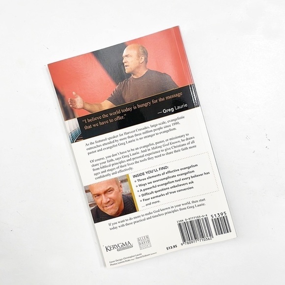 Making God Known by Greg Laurie paperback book - Picture 3 of 4